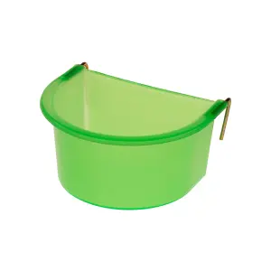 Eton Plastic D Poultry Feeder Green (300ml)