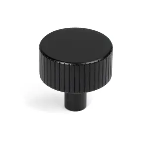 From The Anvil Matt Black Judd Cabinet Knob - 32mm (No rose)