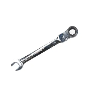 15mm Metric Flexible Flexi Head Ratchet Combination Spanner Wrench 72 Teeth