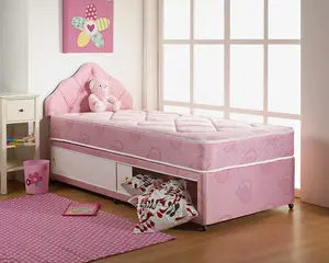 Girls Heart Bed King Size 5FT  Charming and Cozy Bed for Young Dreamers