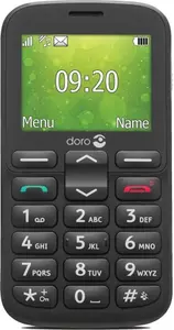 Doro 1380 Black 2.4 8MB 2G Dual SIM Unlocked & SIM Free Mobile Phone