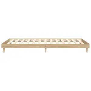 Berkfield Bed Frame Sonoma Oak 100x200 cm Engineered Wood