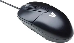 V7 Standard USB Optical Mouse - Black