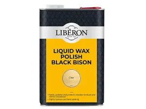 Liberon Black Bison Liquid Wax Polish 5 Litre - Premium Wood Care