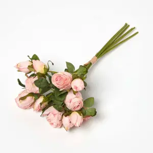 Homescapes Artificial Bouquet of Dried Pink Roses