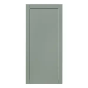 GoodHome Ashmead Matt reed green Shaker Larder Cabinet door (W)600mm (H)1287mm (T)16mm