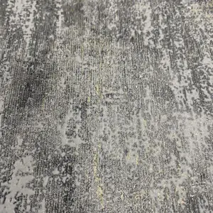 Charcoal Grey Textured Wallpaper Heavyweight Distressed Metallic Effect Vinyl