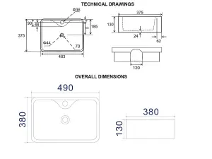 Bathroom Furniture Set with Countertop Vanity Sink Unit Wall Tallboy Mirror LED Lights White Gloss Oak Finish Plat