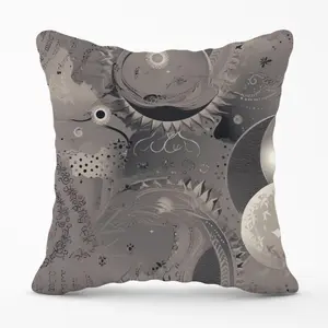 Abstract Moon Shapes Cushions 60cm x 60cm