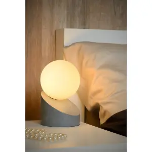 Lucide Len Modern Table Lamp 10cm - 1xG9 - Grey