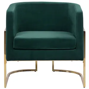 Armchair SIRKKA Velvet Dark Green