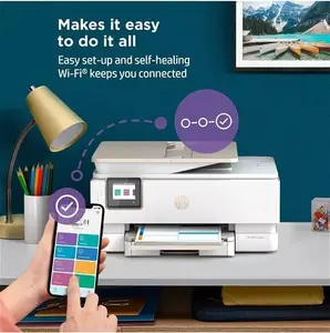 HP ENVY Inspire 7920E All-In-One Printer, HP+ Enabled & HP Instant Ink Compatible, White