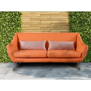 Emelda Grace Rita Large Sofa - Orange