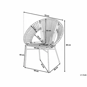 Pegeia Dining Chair Black