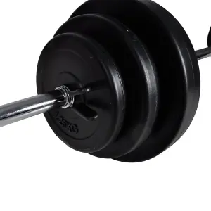 Barbell +2 Dumbbell Set Fitness Gym Essential 30.5kg