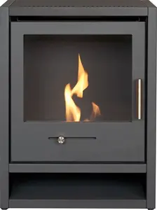 OKO S1 Bio Ethanol Stove In Charcoal Grey