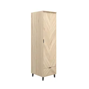 STOCKHOLM CHEVRON 1 DOOR WARDROBE