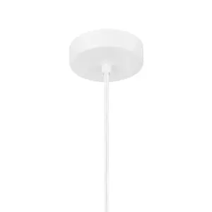 GoodHome Phobeto Matt White Pendant ceiling light, (Dia)310mm