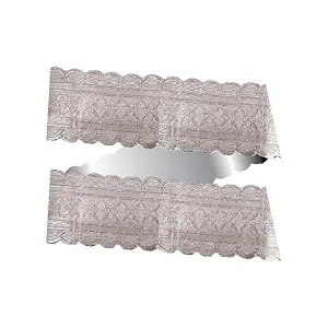 Anniversary House Patterned Christmas Cake Frills Silver (One Size)