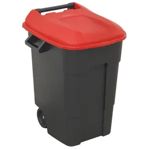 Sealey Refuse/Wheelie Bin 100L - Red BM100R