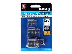 BlueSpot Tools Impact Adaptor Set, 3 Piece