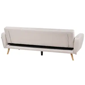 3 Seater Sofa FLORLI Light Beige