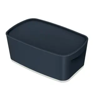 Leitz MyBox Cosy Velvet Grey Storage Tray 5 Litre