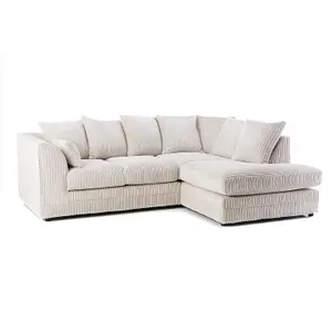 Jumbo Cord (Scatter Back) 4 Seater Corner Sofa