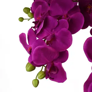 150cm Giant Purple Orchid Plant - Artificial - 189 flowers REAL TOUCH