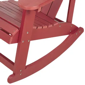 Garden Rocking Chair ADIRONDACK Red