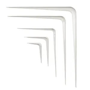 GoodHome White Steel Shelving bracket (H)400mm (D)350mm