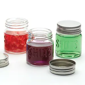 BarCraft Mini Glass Drinks Jars