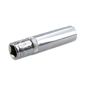 5/16" Deep SAE Socket 1/4" Drive 48mm Length 6 Point Chrome Vanadium Steel