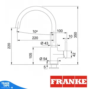 Franke Orion Kitchen White Sink with Lina Black Mixer Tap Swivel Single Lever