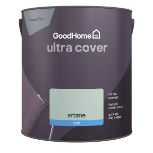 GoodHome Ultra Cover Artane Matt Emulsion paint, 2.5L