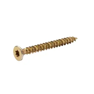 TurboDrive Assorted wood screw TX Double-countersunk Yellow-passivated Carbon steel Screw, Pack of 1200