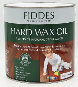 Fiddes Hardwax Oil - 2.5 Litre Matt