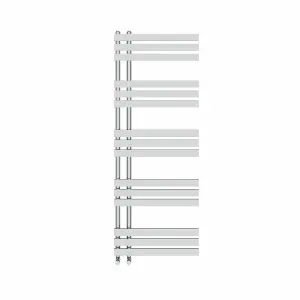 Rinse 1600x600mm Flat Panel Bathroom Heated Towel Rail Radiator Chrome