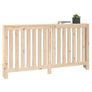 Radiator Cover 153x19x84 cm Solid Wood Pine