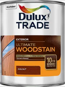 Dulux Trade Ultimate Weathershield Woodstain - Walnut - 1L