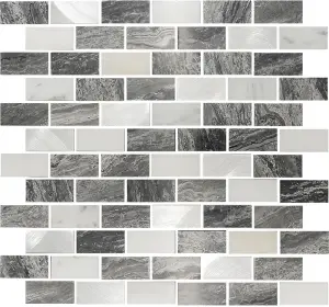 MARBLE LUXE MOSAIC TILE SHEET - House of Mosaics