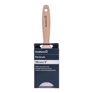 GoodHome Pro 3" Fine filament tip Comfort Flat paint brush