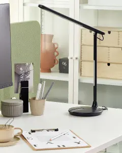 Metal LED Desk Lamp Black DRACO