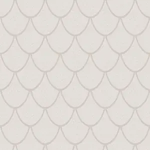 Galerie The New Design Book Beige Off White Geometric Embossed Wallpaper