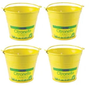 4 x Chatsworth Citronella Bucket Candle