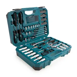 Makita 87 PC Mechanics Spanner Socket Screwdriver Set General Maintenance Kit +