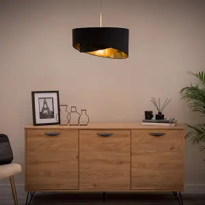 ValueLights Trekan Black Ceiling Pendant Shade