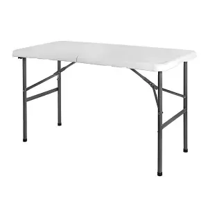 BillyOh 4ft Heavy Duty Plastic Folding Outdoor Trestle Table