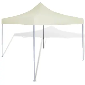 Berkfield Cream Foldable Tent 3 x 3 m