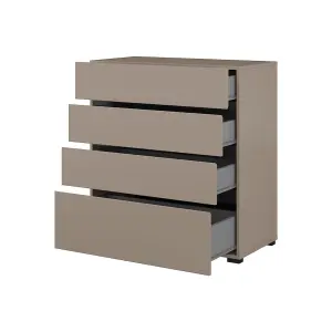 Kross 80cm Drawer Unit in Rich Congo - Elegant Organisation for Contemporary Spaces